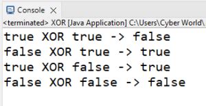 Image result for Java Xor