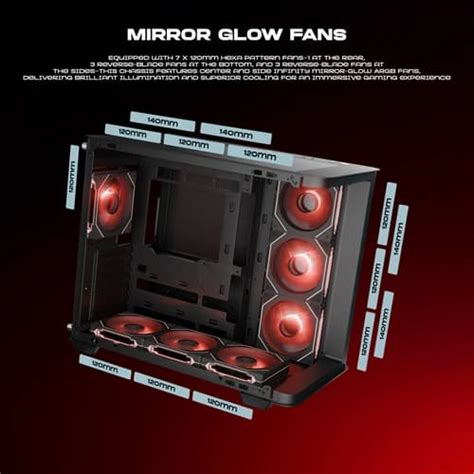 Buy Dawg PC Case Y 820 ARGB Black, Best Price
