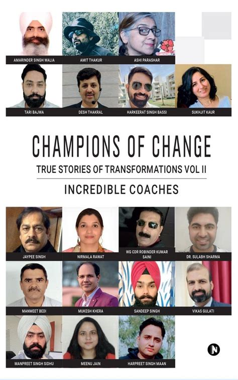 Champions Of Change : True Stories of Transformations Vol II ...