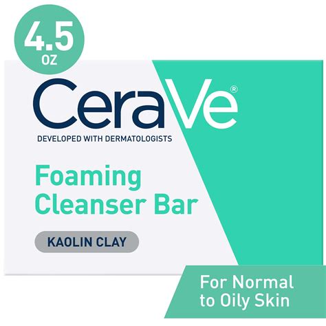 CeraVe Foaming Cleanser Bar for Oily Skin, Body and India | Ubuy