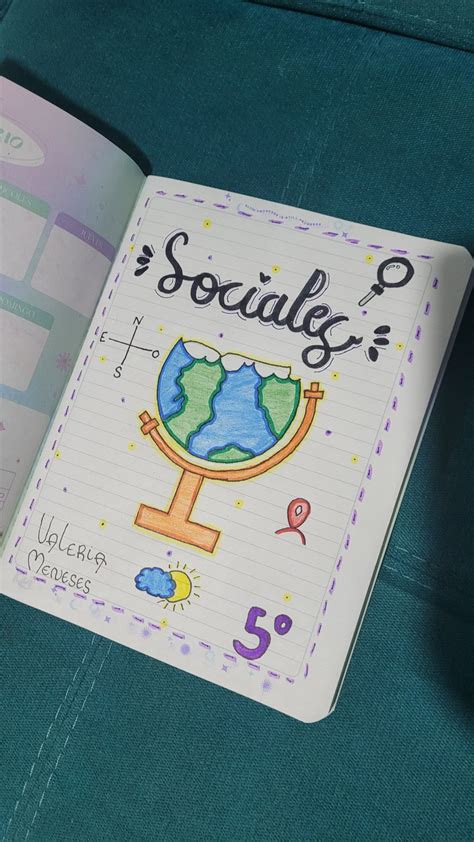 Portada | Cuaderno de estudios sociales, Portadas, Portadas de sociales