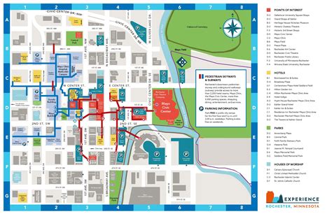Downtown Rochester Mn Map : Getting around Mayo Clinic in Rochester ...