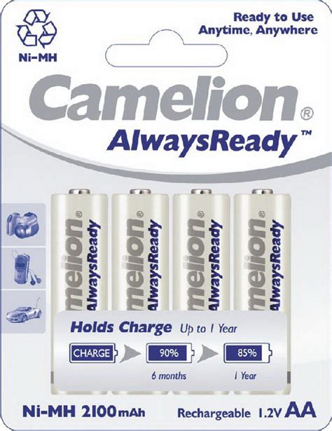 Rechargeable Battery NH-AA 2100 AR BP4 Camelion – Cowboy Stores