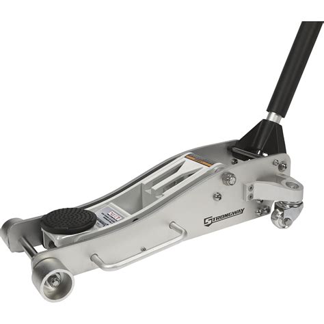 Strongway 3-Ton Aluminum Hydraulic Quick Lift Low-Profile Service Floor ...