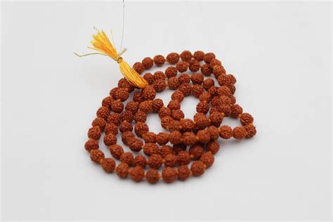 Dharmsaar Rudraksha Mala 108 Beads Original Big Size,Panchmukhi ...