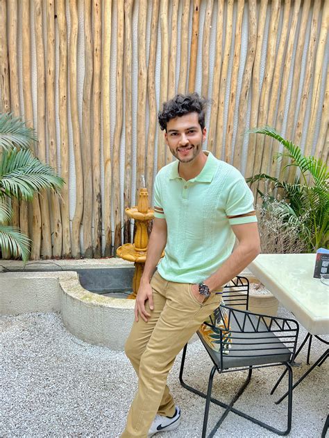 602 Textured Knit Polo I Mint Green – ARMISTO