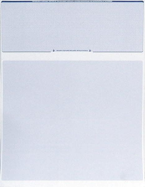 EnDoc Computer Check Paper - 50 Sheets - Business Checks on Top and ...
