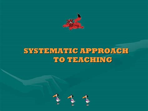 Systematic Approach Examples 的图像结果
