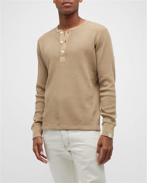Rag & Bone Men's Classic Henley Shirt | Neiman Marcus