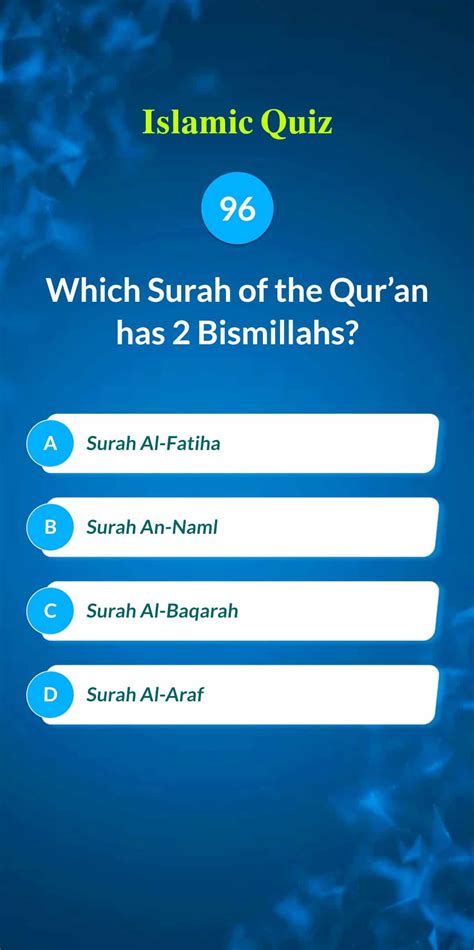 Islamic Quiz with Answers | Islamic Quiz Question and Answer in the ...