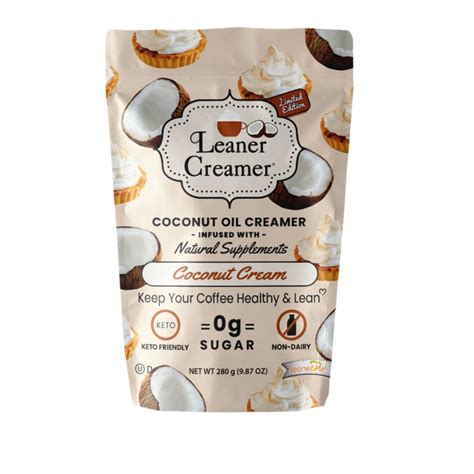 Sugar Free Non-Dairy Coffee Creamer | Coconut Cream – Limited Edition ...