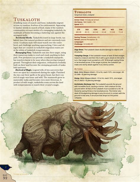 Monster A Day Hi-res Monster pages | Dnd monsters, D&d dungeons and ...