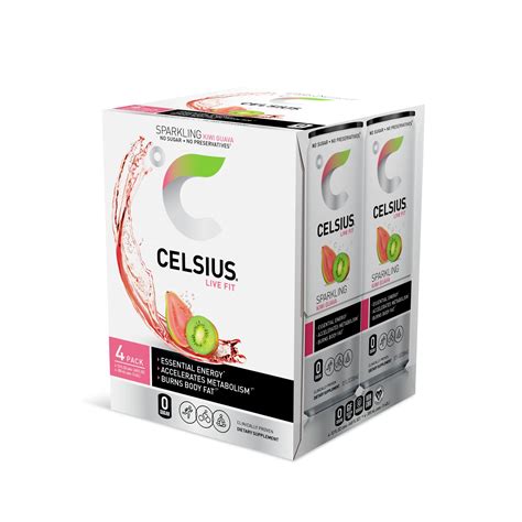 Snapklik.com : CELSIUS Sparkling Kiwi Guava, Functional Essential ...