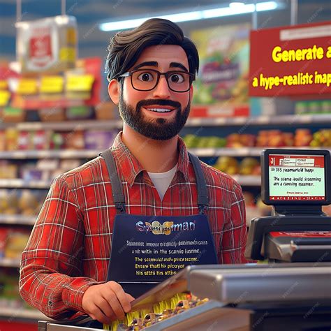 Generate a hyperrealistic image of a 35yearold happy Spanish man ...