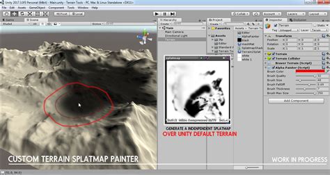 Unity Terrain Splat Map 的图像结果