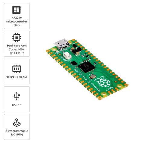 Buy Official Raspberry Pi Pico Online in India – Robocraze