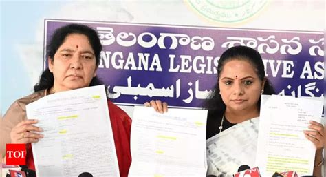 BRS moves privilege motion against govt on Musi DPR issue | Hyderabad ...