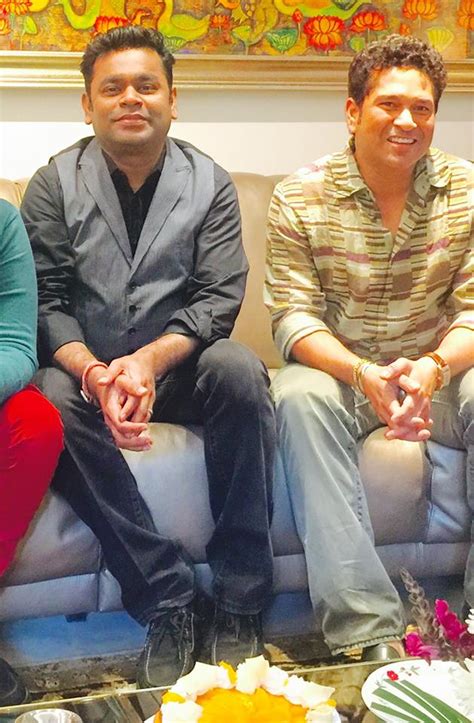 Sachin Tendulkar Meets AR Rahman - Photos,Images,Gallery - 29011