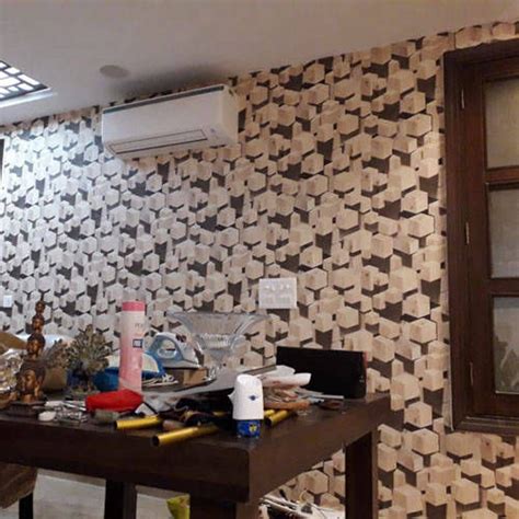 Textured Wallpaper in Gurgaon Black Linen Wood Texture Grey White ...