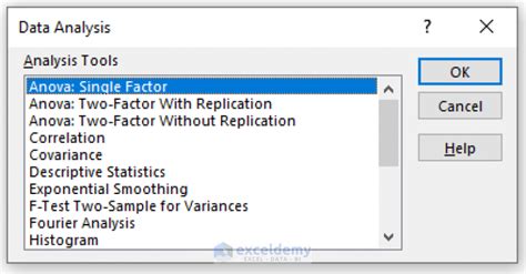 Image result for Data Analysis ToolPak Excel