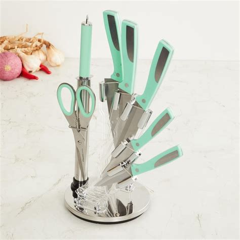 Buy Chef Special 8Pcs Stainless Steel Rotating Knives Set from Home ...