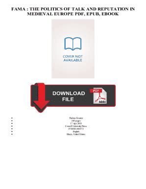 Fillable Online fama : the politics of talk and reputation in medieval ...