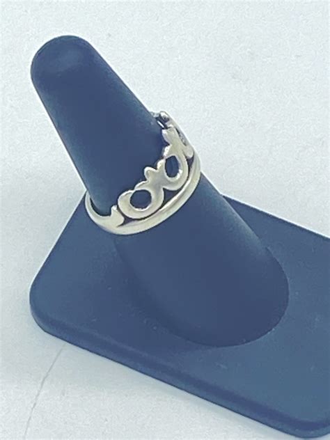 James Avery Retired Tiara 👑 CROWN Ring Size 6.5 - Gem