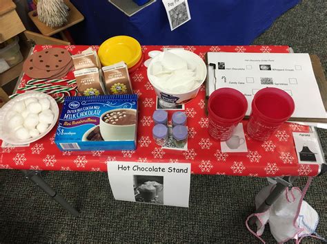 Hot Chocolate Dramatic Play Free Printables