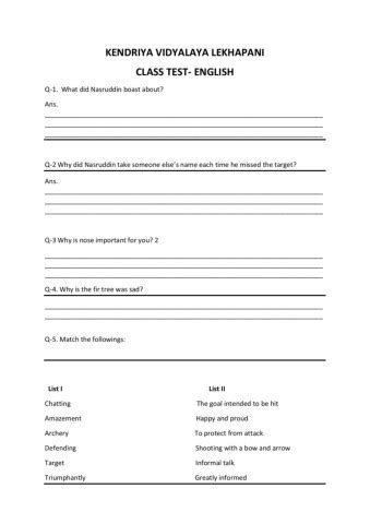 Class 4 Knowledge Test 的图像结果