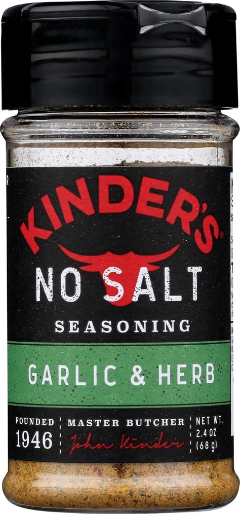 Amazon.com : Kinder's Organic Garlic & Herb with Sea Salt & Lemon ...