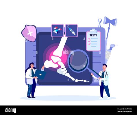 Orthopedics Scientists,traumatologists Surgeons Doctors Examine Ankle,foot arthritis ...