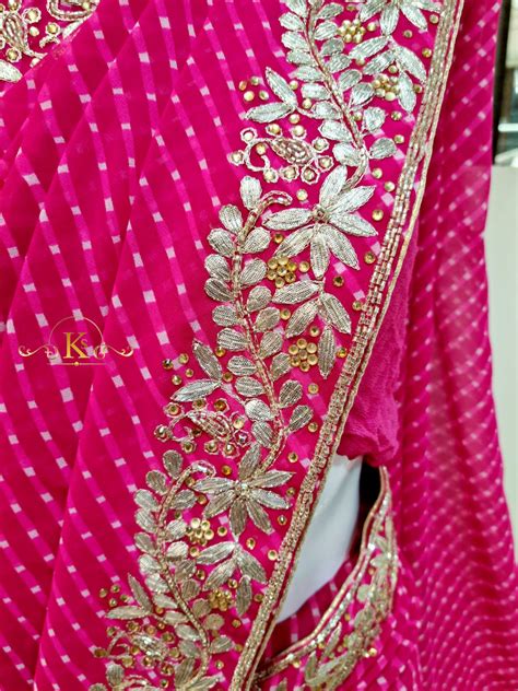 Mothada Traditional Saree with Handwork – Krishna Saree
