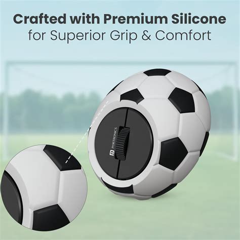 Portronics ToadPlay Football Mini Wireless Bluetooth Mouse with Dual W ...
