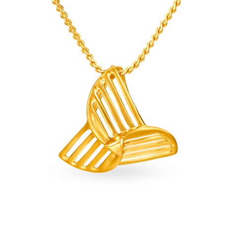 14KT Yellow Gold Lighter Side Of Work Pendant