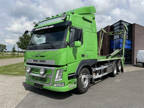 Volvo FM450 skip loader truck for sale from the Netherlands Giessen ...