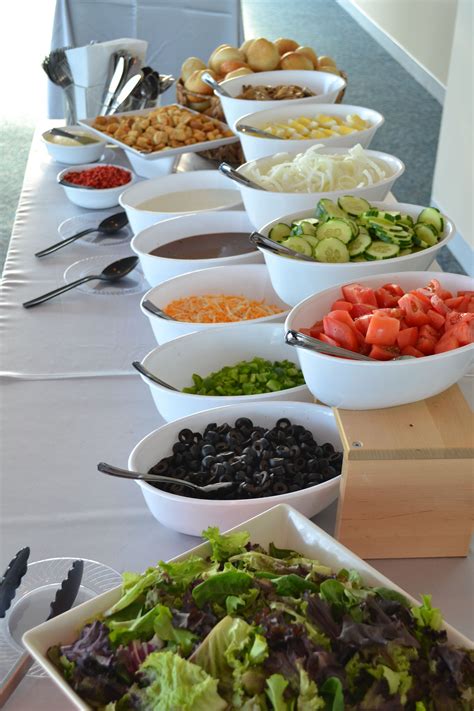 SALAD BAR! for weddings, parties, etc. Absolutely perfect for outdoor ...
