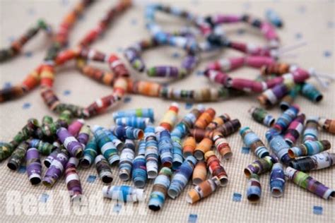 Image result for How to Create Paper Beads Using Magazine