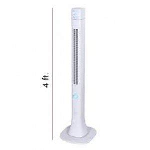 Tower Fan 4 Feet With Bluetooth Speaker, Remote Control, Digital Display