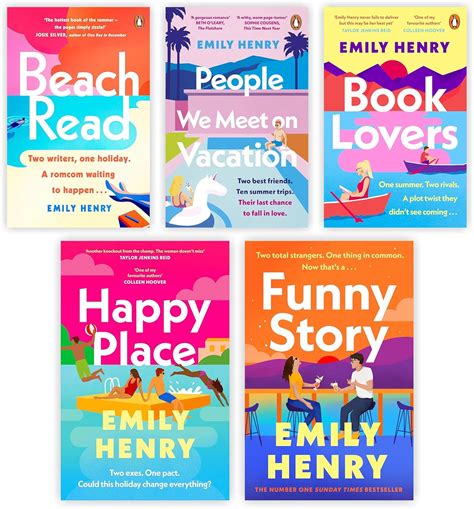 Emily Henry 5 Books Collection Set (Beach Read, People we Meet on ...
