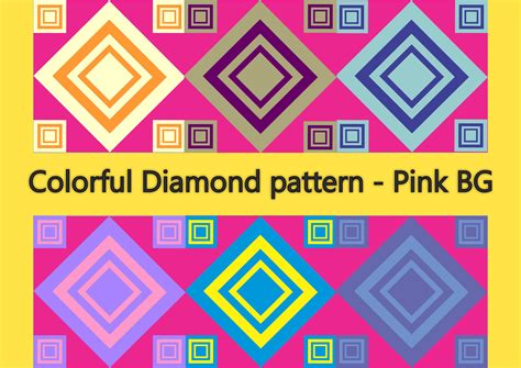 Image result for Colorful Diamond Pattern