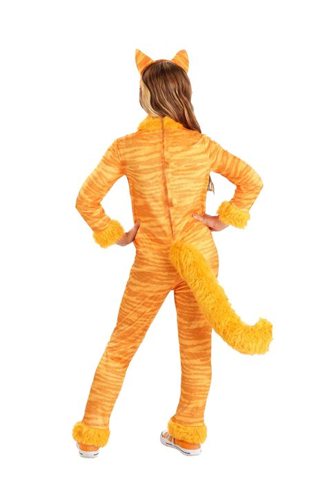 Big Tailed Tabby Cat Girl's Costume | Kid's Cat Costumes