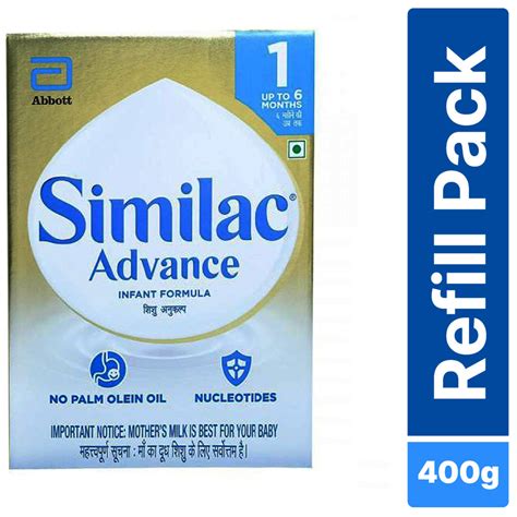 Buy Similac Advance Infant Formula Stage 1 Powder (Up to 6 Months), 400 ...