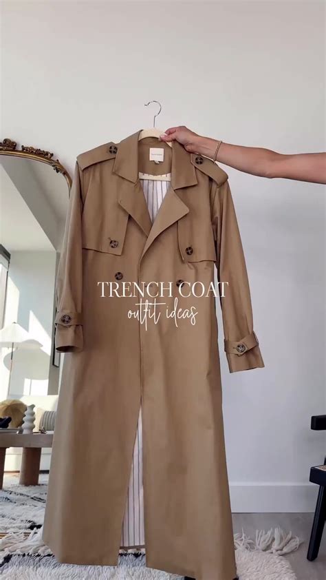 KIRUNDO Gabardina larga con doble botonadura para mujer, moda de otoño ...