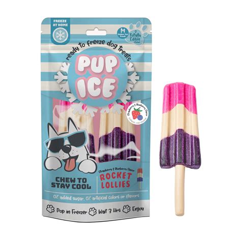 Imaginelles Pup Ice Rocket Lollies Blueberry Strawberry | Rufftail