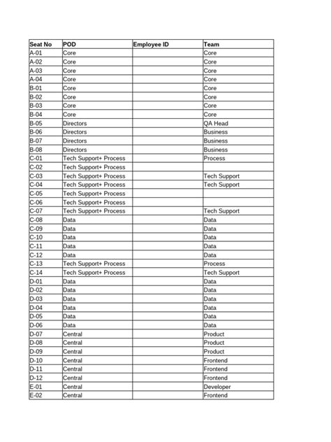 Image result for FileMaker Table Seating Allocation Chart