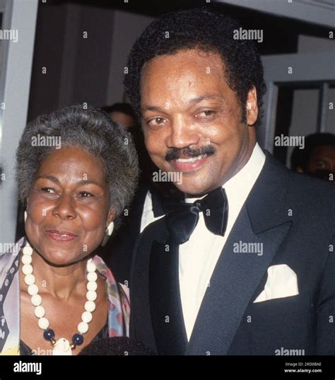 1987 Jessie Jackson Rachel Robinson John Barrett/PHOTOlink Stock Photo - Alamy