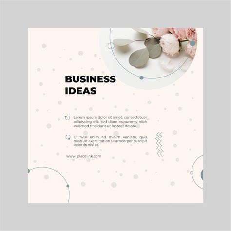 Marketing Business Square Flyer Vorlage | Kostenlose Vektor