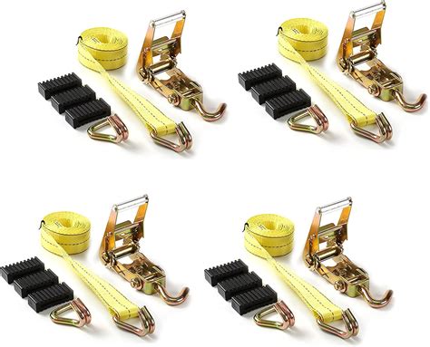 Buy SaferCCTV Adjustable Universal Tire Straps, Adjustable Loop Car Tie ...