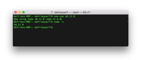Change Node Version Using Nvm 的图像结果