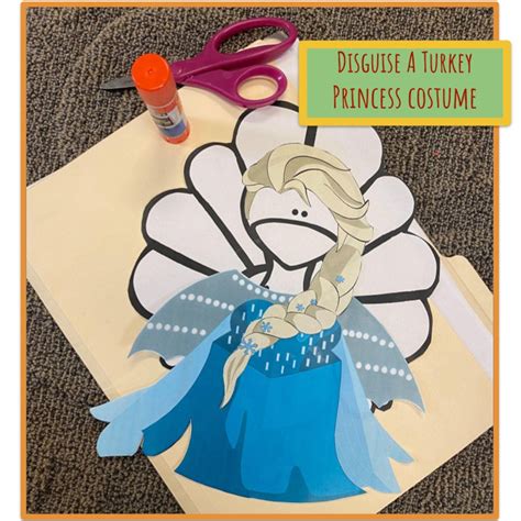 Disguise a Turkey-princess Costume-digital Download - Etsy UK